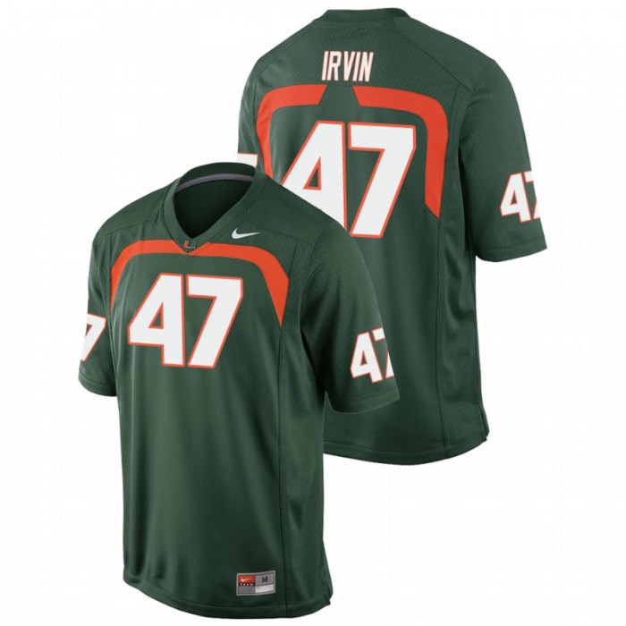 Michael Irvin Miami Hurricanes Game Green College Football Jersey
