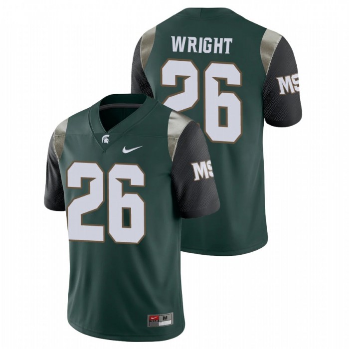 Michigan State Spartans Brandon Wright Limited Jersey For Men Green