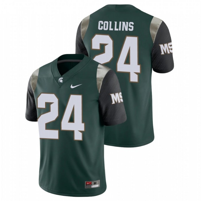 Michigan State Spartans Elijah Collins Limited Jersey For Men Green