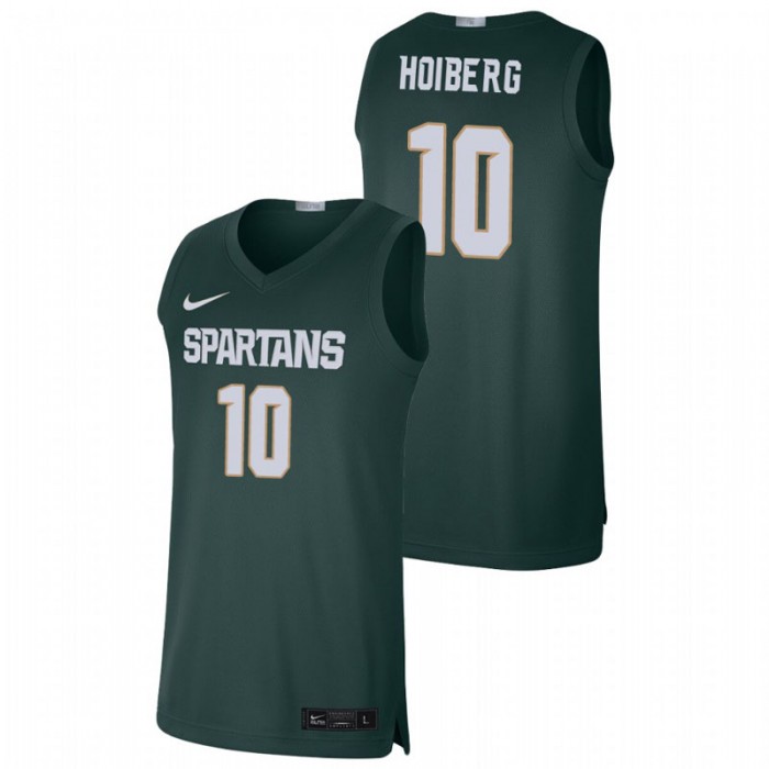 Michigan State Spartans Jack Hoiberg Jersey College Baketball Green Alumni Limited For Men