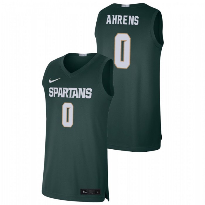 Michigan State Spartans Kyle Ahrens Jersey College Baketball Green Alumni Limited For Men