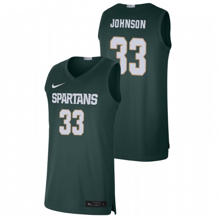 Michigan State Spartans Limited Magic Johnson College Basketball Jersey Green For Men