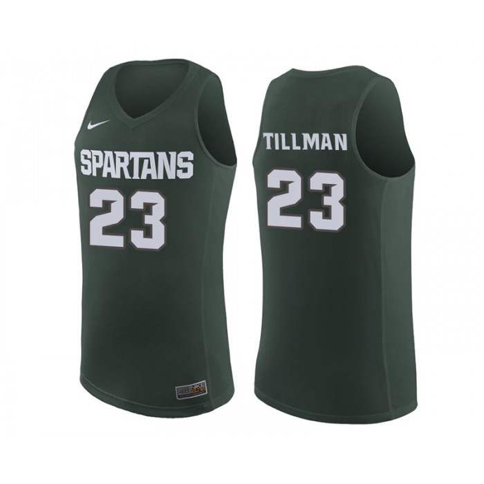 Xavier Tillman Green College Basketball Michigan State Spartans Jersey