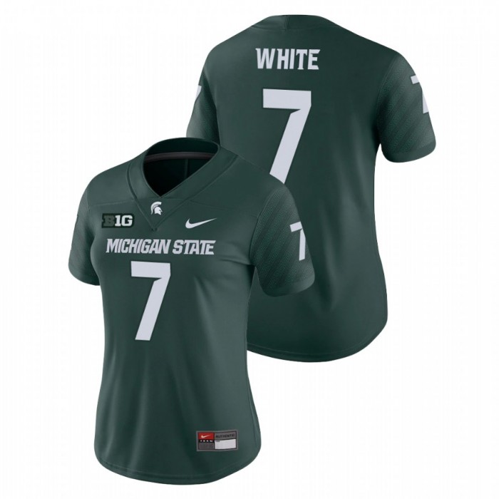 Ricky White Michigan State Spartans Game Green College Football Jersey