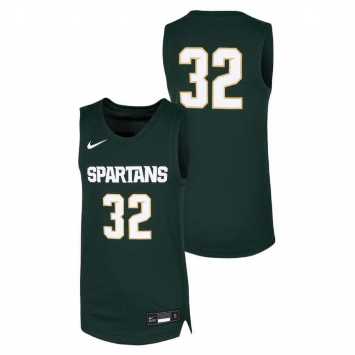 Youth Michigan State Spartans Green Replica Jersey