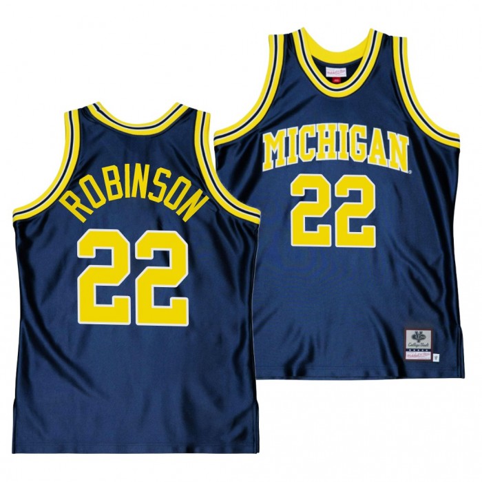 Duncan Robinson Michigan Wolverines Throwback Alumni Basketball Jersey-Navy