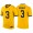 Male Wilton Speight Michigan Wolverines Maize College Football Player Color Rush Game Performance Jersey