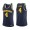 Michigan Wolverines Basketball Navy College Isaiah Livers Jersey