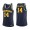 Michigan Wolverines Basketball Navy College Rico Ozuna-Harrison Jersey