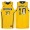 Male Tim Hardaway Jr Michigan Wolverines Yellow NCAA Player Pictorial Tank Top Basketball Jersey