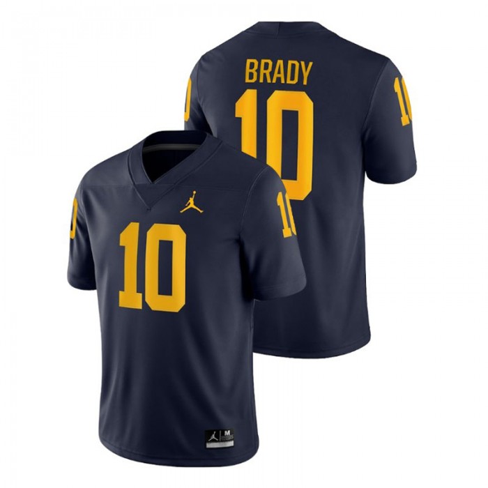 Tom Brady For Men Michigan Wolverines Navy Game College Football Jersey