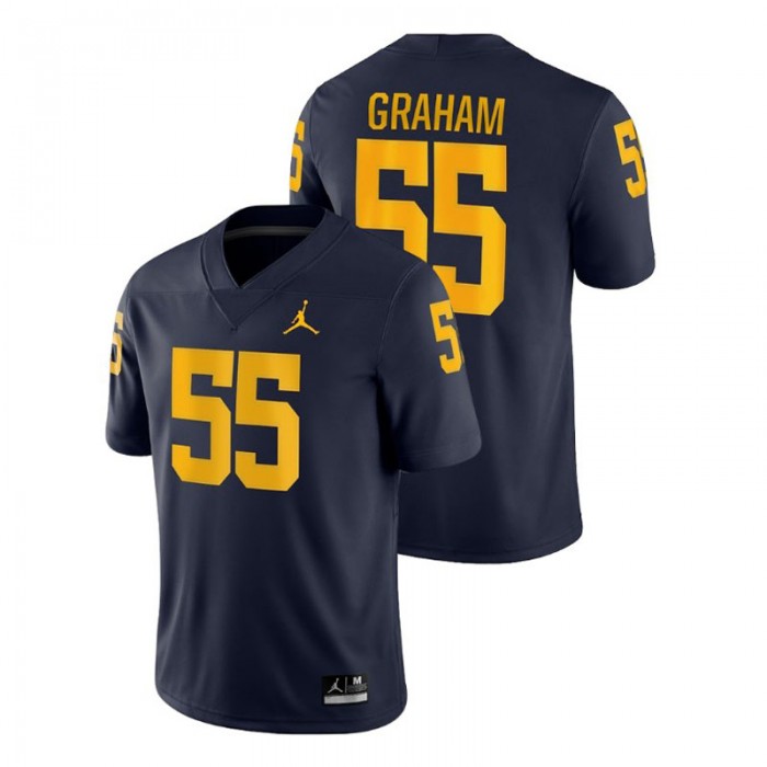 Brandon Graham For Men Michigan Wolverines Navy Game College Football Jersey