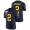 Charles Woodson Michigan Wolverines College Football Navy Alumni Player Game Jersey