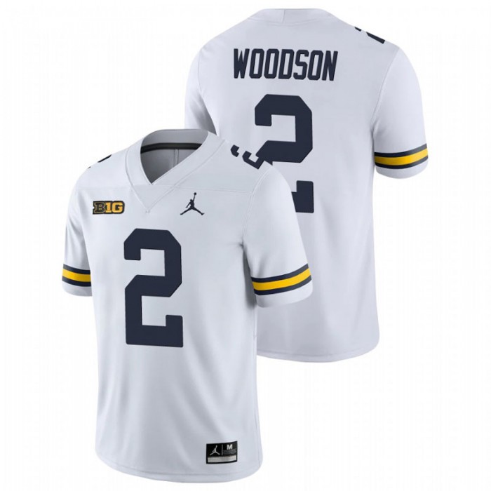 Charles Woodson Michigan Wolverines College Football White Game Jersey