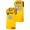 Michigan Wolverines Jace Howard Jersey Basketball Maize Retro Limited For Men