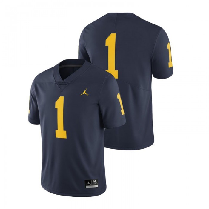 Men's Michigan Wolverines Navy College Football Limited Jersey