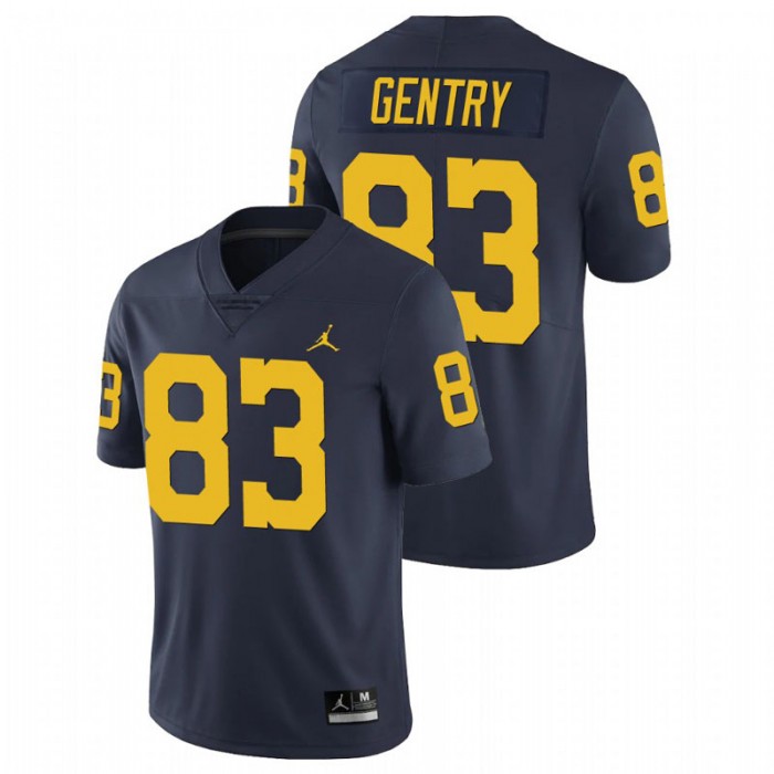 Michigan Wolverines Zach Gentry Limited Football Jersey For Men Navy