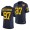 Michigan Wolverines Aidan Hutchinson 2021 Orange Bowl Jersey #97 Navy College Football Playoff Uniform