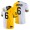 Michigan Wolverines Cornelius Johnson 6 Jersey White Maize TM 42 Patch Split Limited Edition Uniform