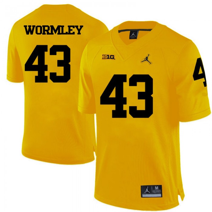 Michigan Wolverines Chris Wormley Yellow College Football Jersey