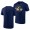 Michigan Wolverines Navy 2021 College Football Playoff Kickoff T-Shirt Men