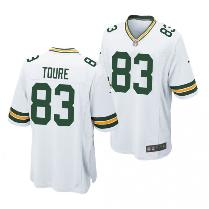 Samori Toure #83 Green Bay Packers 2022 NFL Draft White Men Game Jersey Nebraska Cornhuskers