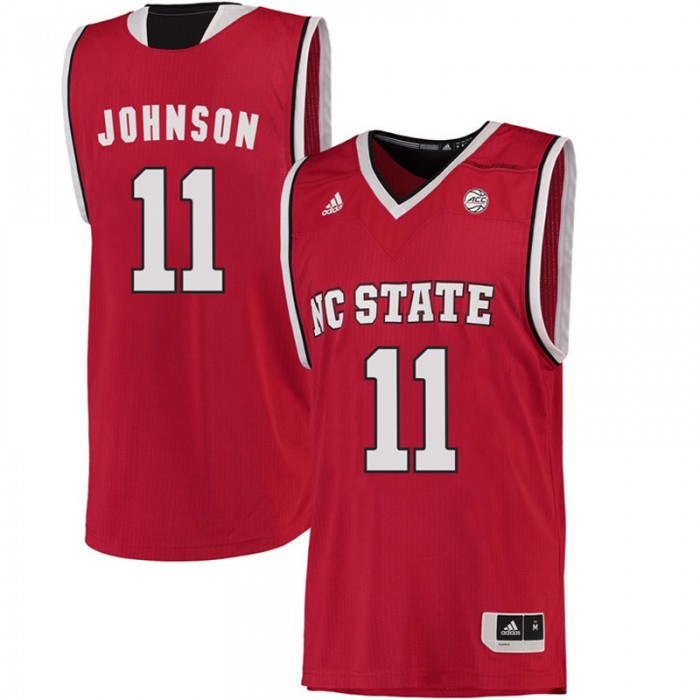 Male Markell Johnson North Carolina State Wolfpack Red ACC College Basketball Limited Jersey