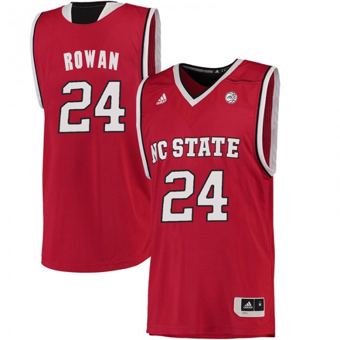 Male Maverick Rowan North Carolina State Wolfpack Red ACC College Basketball Limited Jersey