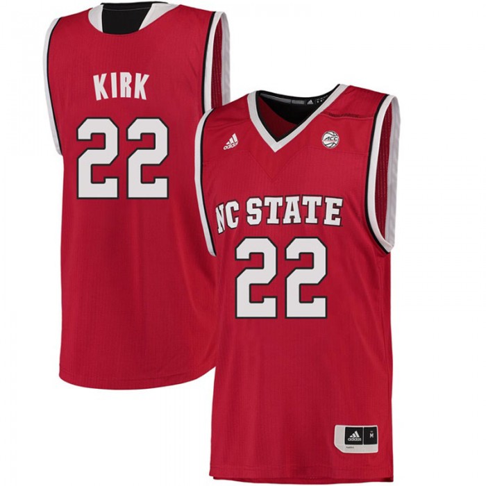 Male Shaun Kirk North Carolina State Wolfpack Red ACC College Basketball Limited Jersey
