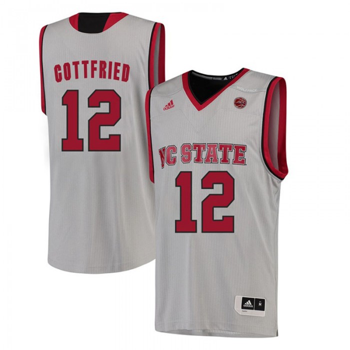 Male Cameron Gottfried North Carolina State Wolfpack White ACC College Basketball Limited Jersey