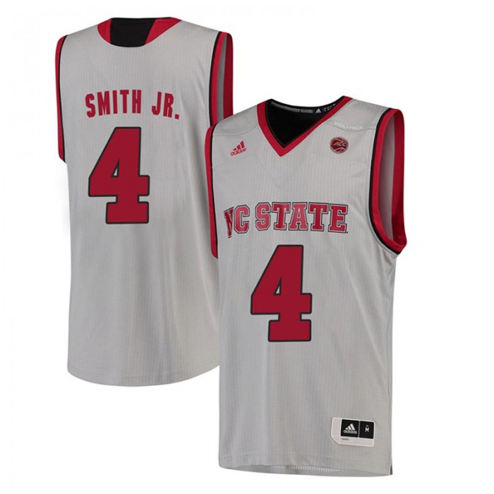 Male Dennis Smith Jr. North Carolina State Wolfpack White ACC College Basketball Limited Jersey