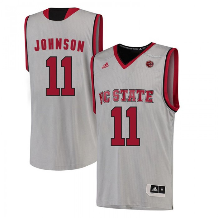 Male Markell Johnson North Carolina State Wolfpack White ACC College Basketball Limited Jersey
