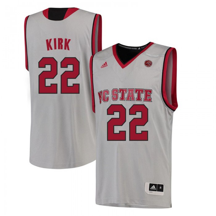 Male Shaun Kirk North Carolina State Wolfpack White ACC College Basketball Limited Jersey