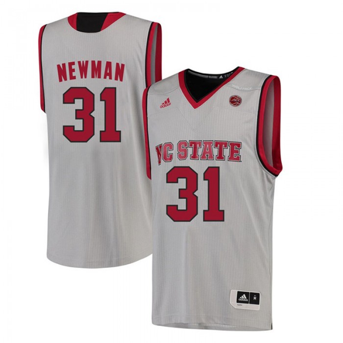 Male Spencer Newman North Carolina State Wolfpack White ACC College Basketball Limited Jersey