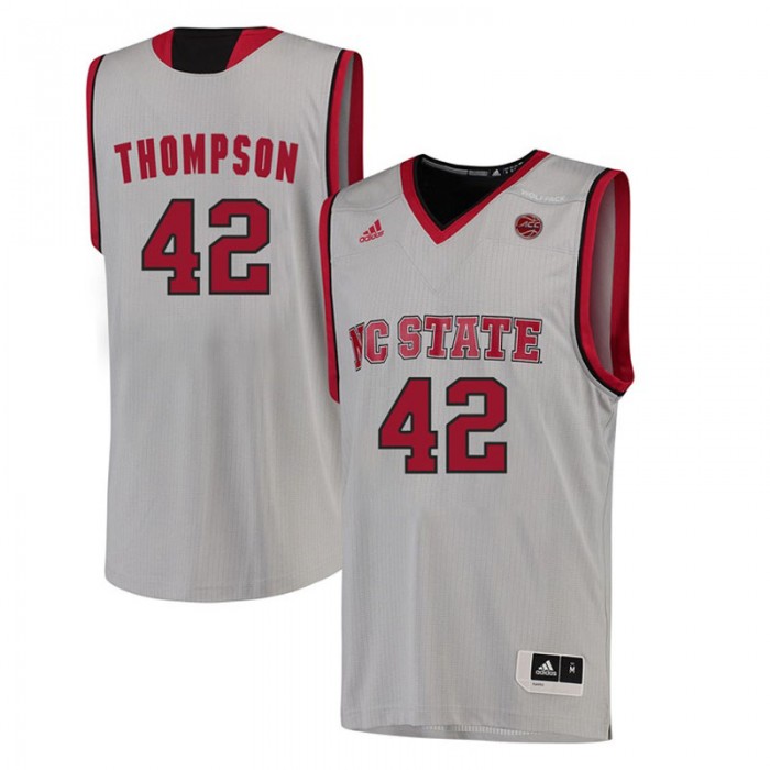 Male Tucker Thompson North Carolina State Wolfpack White ACC College Basketball Limited Jersey