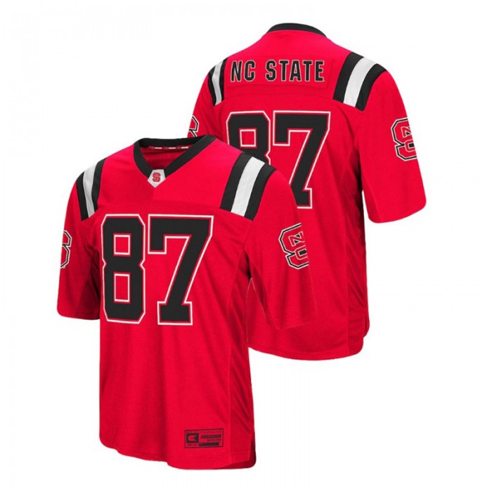 Men's North Carolina State Wolfpack Red Foos-Ball Football Colosseum Jersey