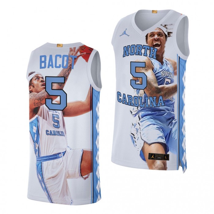 Armando Bacot 2022 March Madness Highlights Fashion Edition Jersey-White