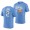 Caleb Love North Carolina Tar Heels 2022 March Madness Final Four Banners T-Shirt Blue #2