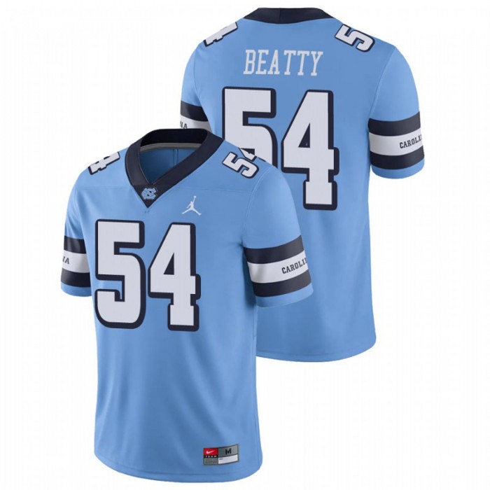 A.J. Beatty North Carolina Tar Heels College Football Carolina Blue Alternate Game Jersey