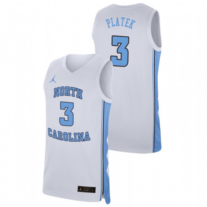 North Carolina Tar Heels Replica Andrew Platek College Basketball Jersey White For Men