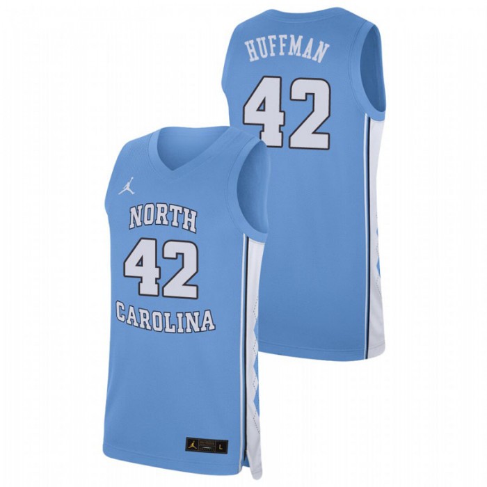 North Carolina Tar Heels College Basketball Brandon Huffman Replica Jersey Carolina Blue For Men