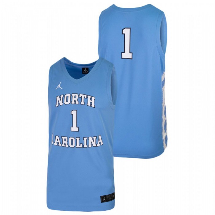 Men's North Carolina Tar Heels Carolina Blue Jordan Brand Replica Jersey