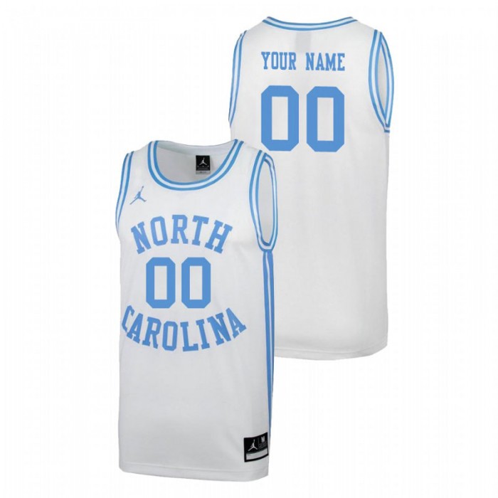 North Carolina Tar Heels College Basketball White Custom March Madness Jersey For Men