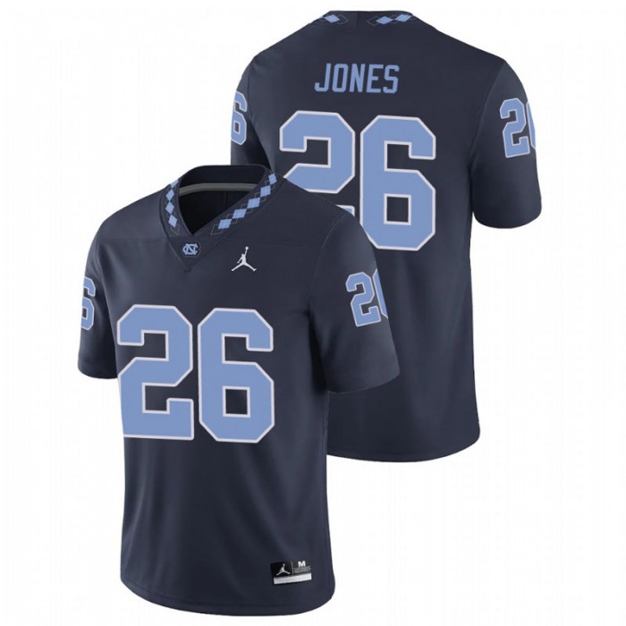 D.J. Jones North Carolina Tar Heels College Football Navy Game Jersey
