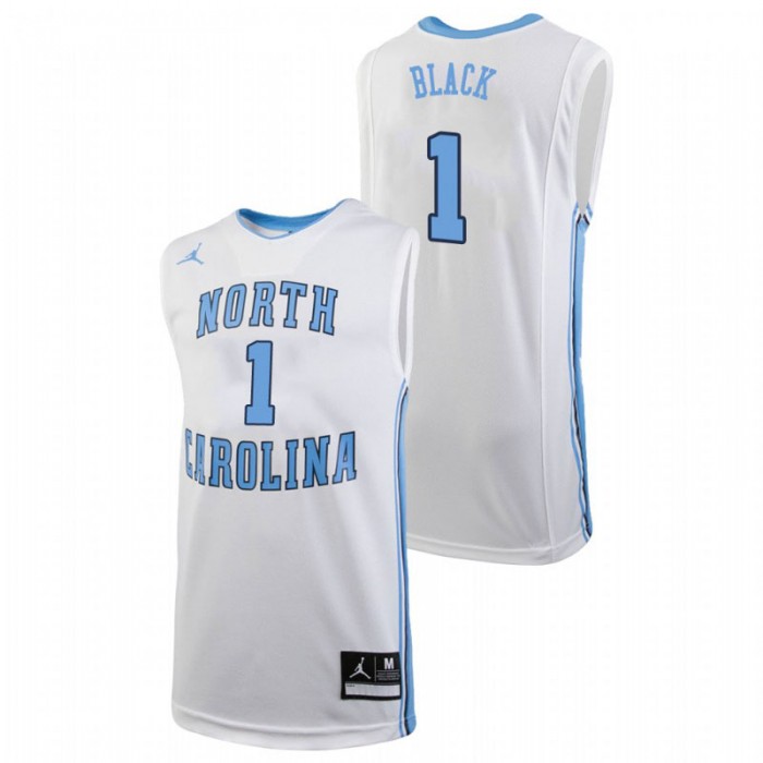 North Carolina Tar Heels College Basketball White Leaky Black Replica Jersey For Men