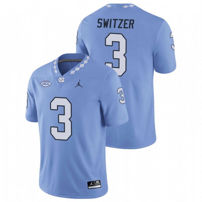 North Carolina Tar Heels Ryan Switzer Replica Football Game Jersey For Men Carolina Blue