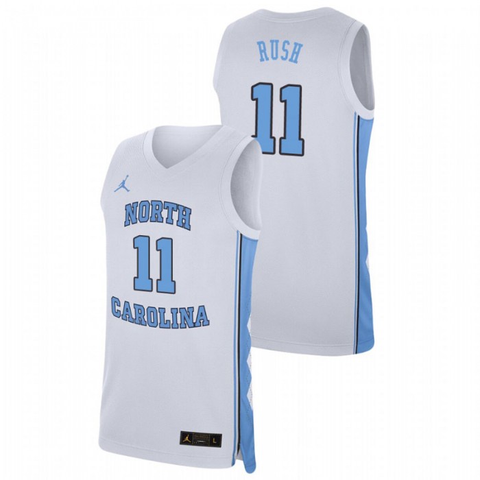 North Carolina Tar Heels Replica Shea Rush College Basketball Jersey White For Men