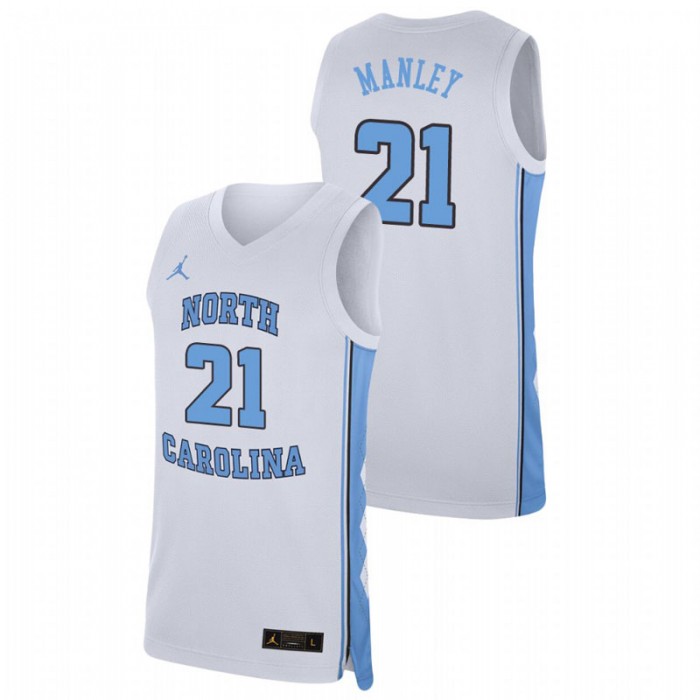 North Carolina Tar Heels Replica Sterling Manley College Basketball Jersey White For Men