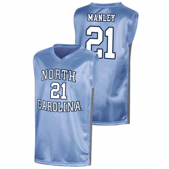 North Carolina Tar Heels College Basketball Royal Sterling Manley March Madness Jersey For Men