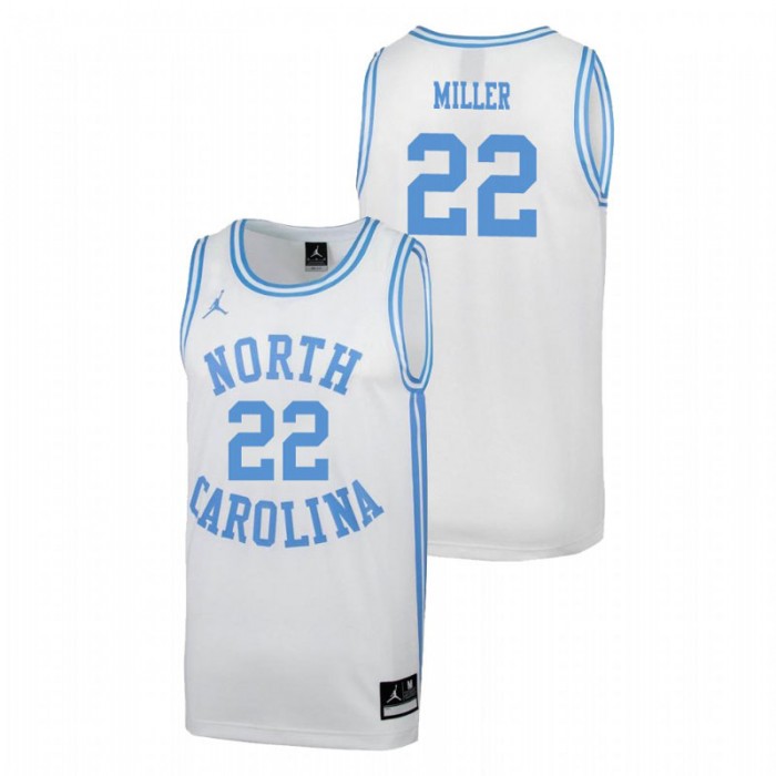 North Carolina Tar Heels College Basketball White Walker Miller March Madness Jersey For Men